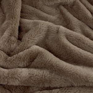 Furn Kallu Double-Sided Faux-Fur, 150 cm x 200 cm, Brown