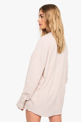 Textured Stripe Relaxed Fit Shirt