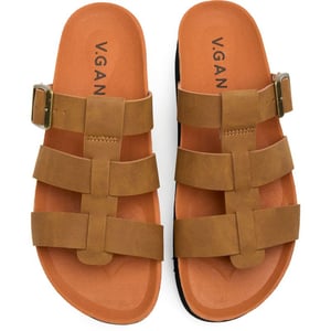 V.gan Vegan Fig Slide Footbed Sandals