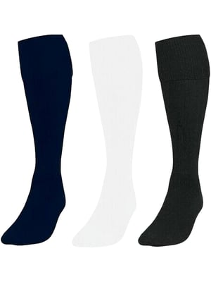 3 Pack Kids Football Socks - BLK/NVY/WHT