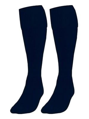 3 Pack Navy Football Socks Kids