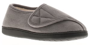 Dr Keller Womens Slipper Boots Valerie Touch Fastening grey