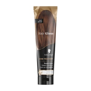 Schwarzkopf Hair Gloss Shine Treatment Light Brown 150ml, 3 Pack
