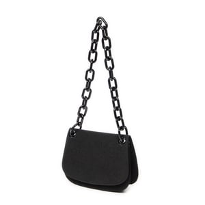 Lucite Chain Shoulder Flap Shoulder bag