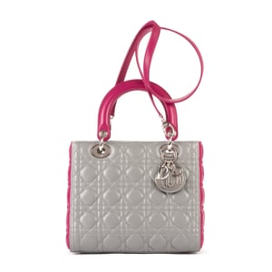 Medium Lady Dior Zip Medium Shoulder Bag
