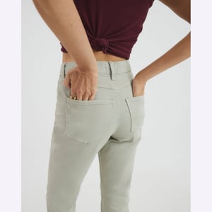 River Island Womens Green Mom Sculpt Jeans