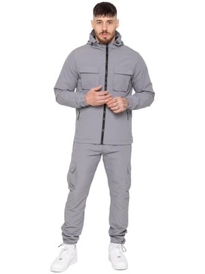 Enzo Milano | Mens Poly Cargo Tracksuit Set