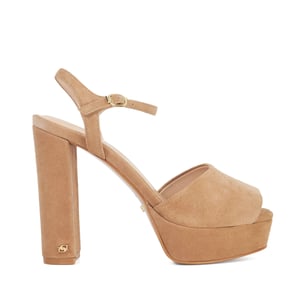Dune Ladies Mayci - Suede Platform Open Toe Sandals
