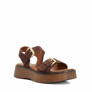 Dune Ladies Luno - Double Strap Flatform Sandals