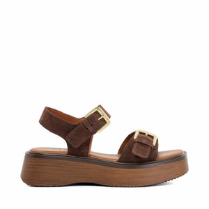 Dune Ladies Luno - Double Strap Flatform Sandals