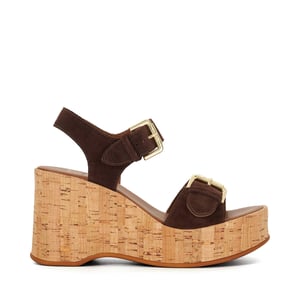 Dune Ladies Kamia - Open Toe Wedge Heel Sandals