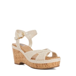 Dune Ladies Kelulu - Cork Wedge Sandals