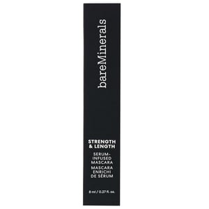 bareMinerals Vegan Strength & Length Serum-Infused Mascara in Zwart