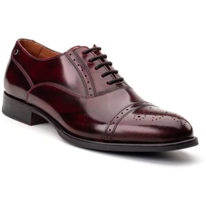 Base London Franklin läder herrskor Bordo Oxford