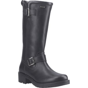 Hunter Skye Tall Boot Leren Zwarte Damesschoenen
