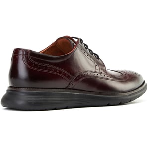 Base London Flight 25 Heren Brogues Schoenen Van Leer In Bordeauxkleur