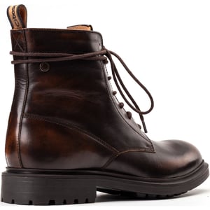 Base London Brunel Leren Herenschoenen Bruine Enkellaarsjes