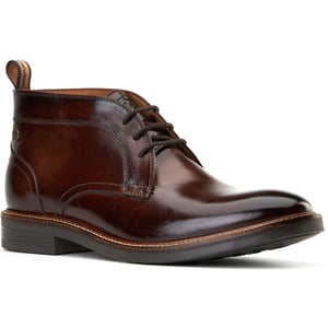 Base London Lincoln Lederen Heren Burnt Brown Enkellaarsjes