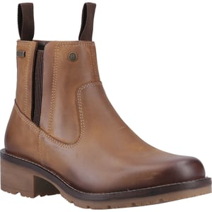 Hunter Skye Dealer Boot Leather Women's Dark Tan Boots