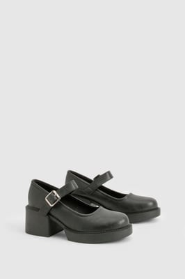 Chunky Heeled Mary Janes
