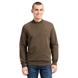Lyle & Scott Tonal Eagle Form Green Crewneck Jumper
