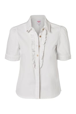 Caroline Tensen Brighton Denim Blouse Wit