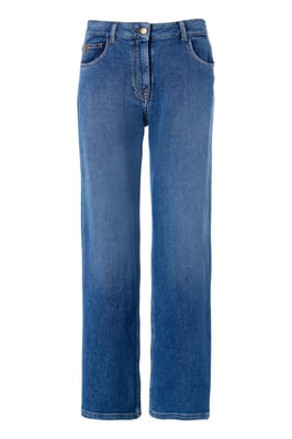 Livia Denim Broek Medium Blauw Denim