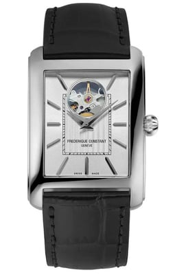 Frédérique Constant Carree Heart Beat Heren Horloge Zwart FC-311S4C26