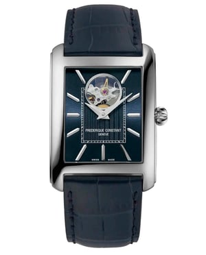Frédérique Constant Carree Heart Beat Heren Horloge Blauw FC-311N4C26
