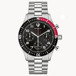 Bulova Marine Star Heritage Heren Zilver Watch 98B451