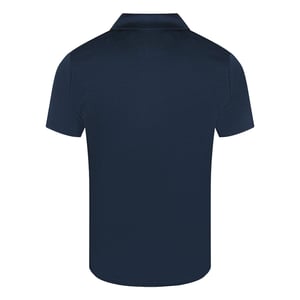 Lyle & Scott Textured Navy Blue Polo Shirt