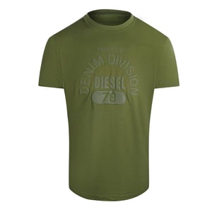 Diesel Property Of Denim Division Grön T-shirt
