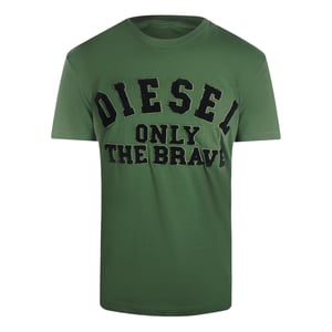 Diesel Only The Brave Groene T-shirts