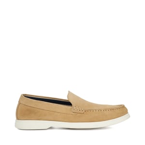 Dune Mens Wf Bufton - Wide Fit Suede Loafers