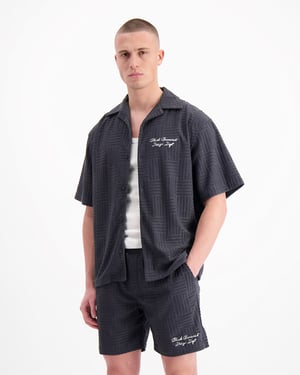 Black Bananas Terry Resort Shirt,