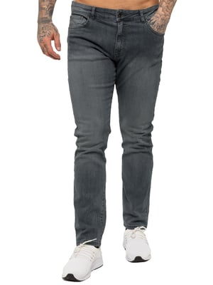 Kruze | Mens Straight Leg Stretch Jeans