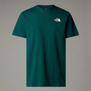 The North Face Men’s Short Sleeve Redbox Celebration T-Shirt in Deep Green