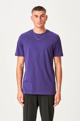 Biologisch basis-T-shirt - Paars