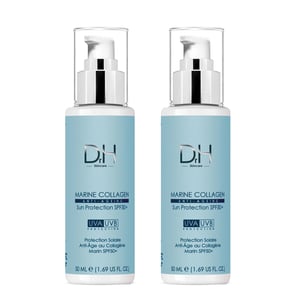 Dr H Anti-Ageing Marine Collagen Sun Protection SPF 50 50ml x 2 Duo Pack