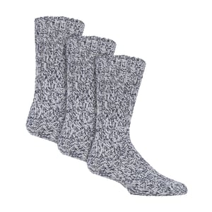 3 Pack Mens Wool Boot Socks | Thick Pennine Walker Socks | Outdoor Hiking Socks