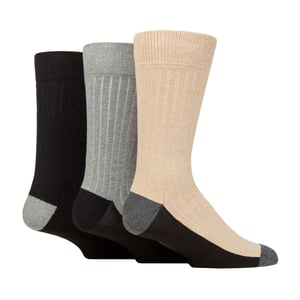 3 Pack Mens Casual Boot Socks for All Seasons