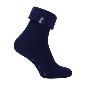 1 Pack Mens Soft Plush Lined Slipper Bed Socks