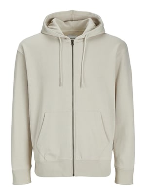 Jack & Jones Mens Sweatshirt Zip-Up Hooded Hoodie