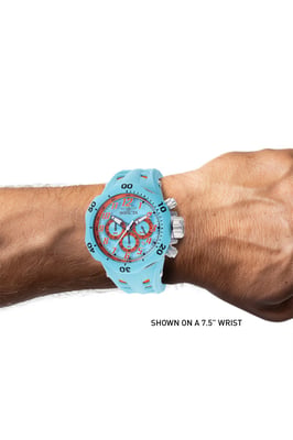 Invicta Venom - Hydra 48238 Heren Horloge - Quartz Uurwerk - Roestvrij Staal met oranje Wijzerplaat - 52mm