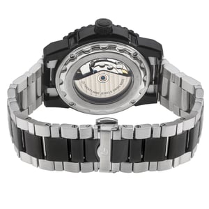 Gevril Men's Seacloud 316L Stainless Steel Case,Black Bezel, Green Dial, Two tones IP/BLK Stainless Steel Bracelet  Watch