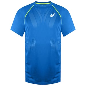 Asics Match Actibreeze Mens Blue Tennis Top