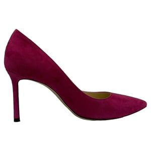 Jimmy Choo Romy Pointed Pumps in Pink Suede
