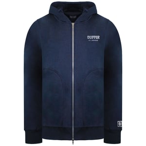 Duffer Legacy Mens Navy Track Jacket