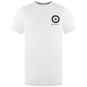 Ben Sherman Chest Target Mens White T-Shirt