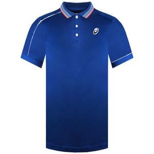 Asics Classic Mens Navy Tennis Polo Shirt